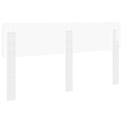 vidaXL Headboard Gloss White Engineered wood 6