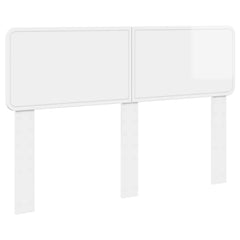 vidaXL Headboard Gloss White Engineered wood 2