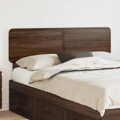 vidaXL Headboard Engineered wood Brown oak