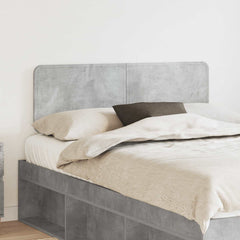 vidaXL Headboard Engineered wood Concrete grey