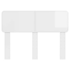 vidaXL Headboard Gloss White Engineered wood 4