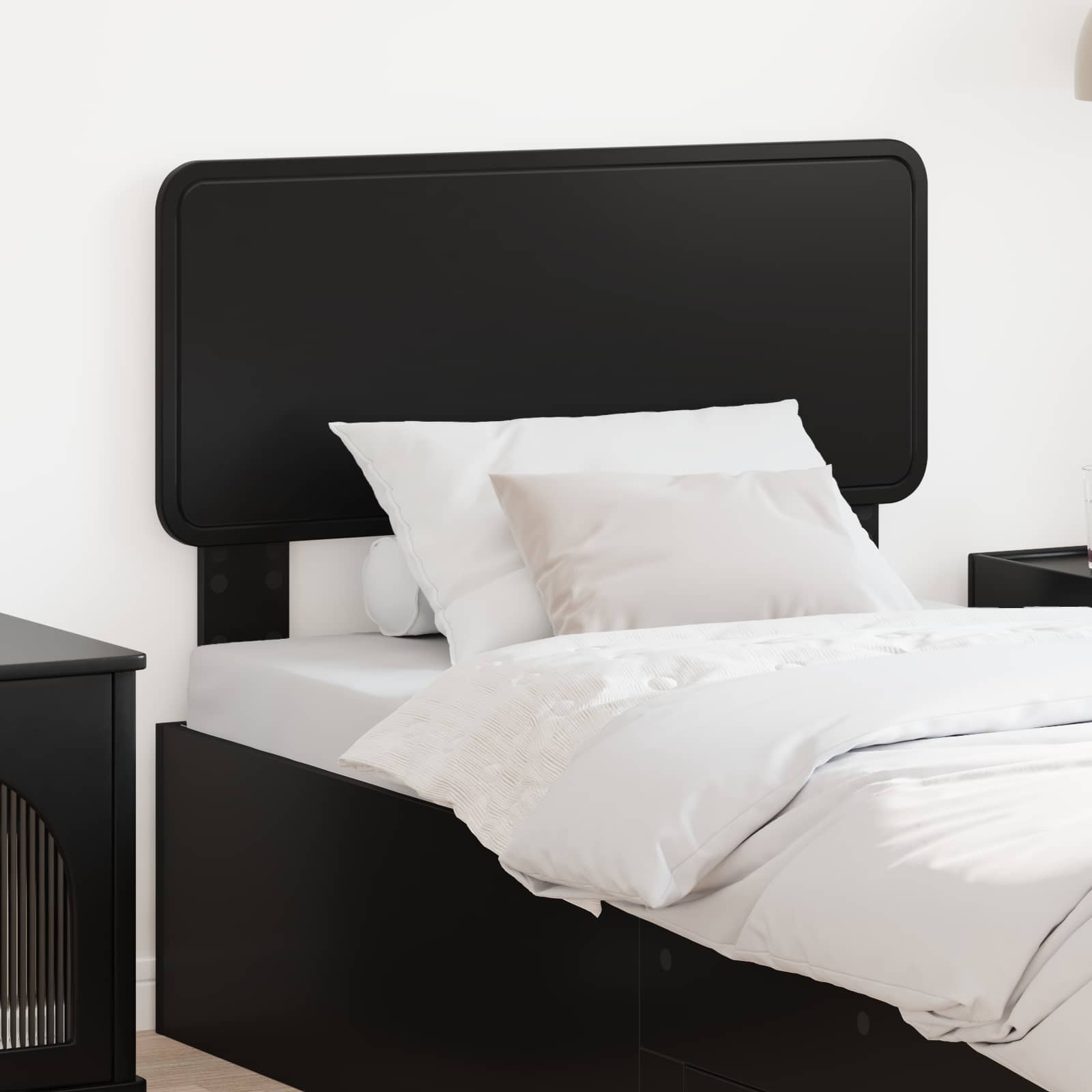 vidaXL Headboard Black Oak Engineered wood 1