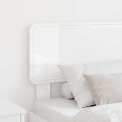vidaXL Headboard Gloss White Engineered wood 3