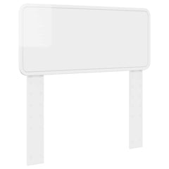 vidaXL Headboard Gloss White Engineered wood 2