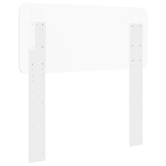 vidaXL Headboard Gloss White Engineered wood 6