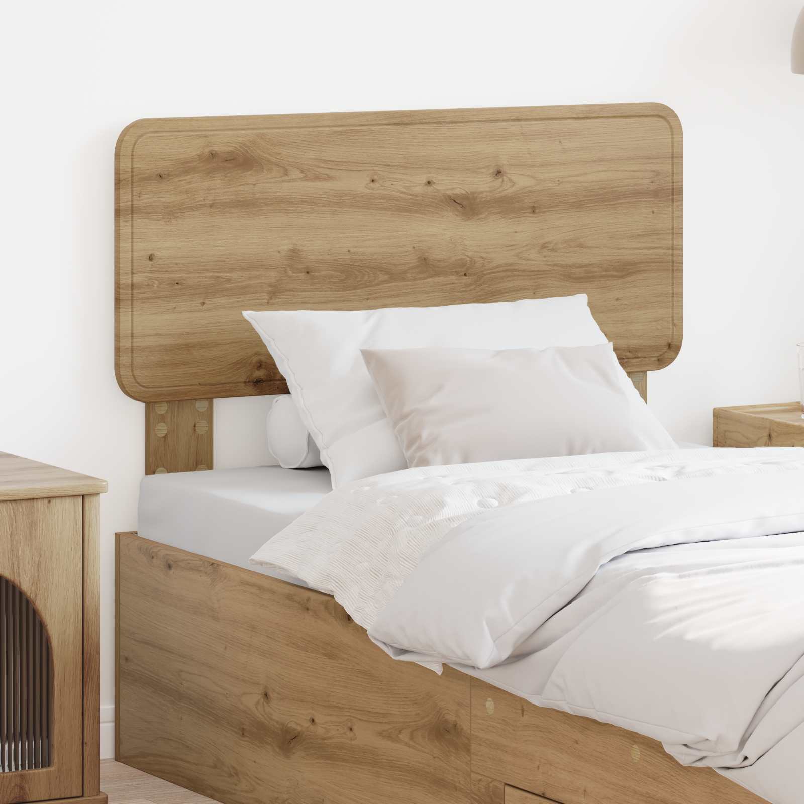 vidaXL Headboard Artisan Oak Engineered wood 1