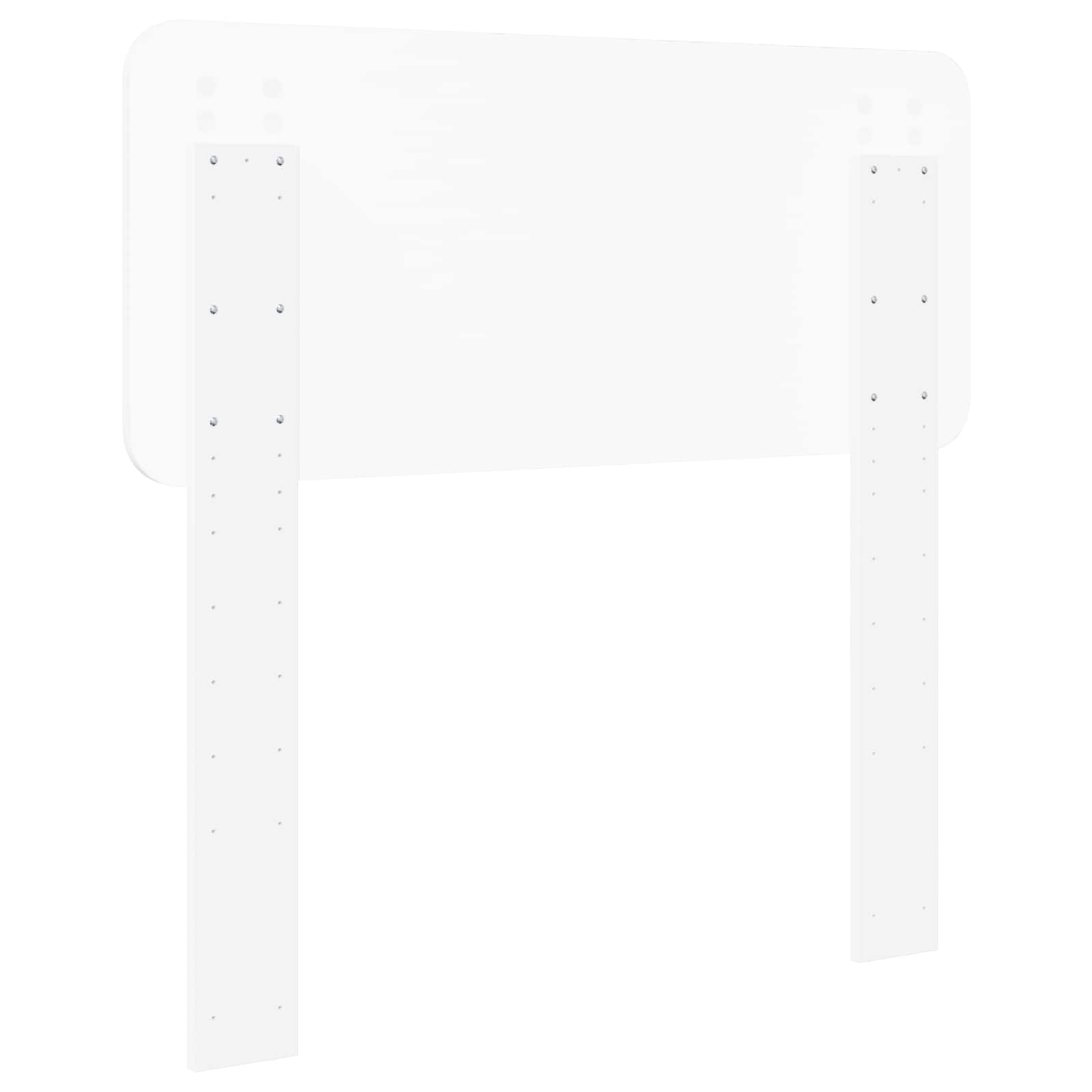vidaXL Headboard White Engineered wood 6