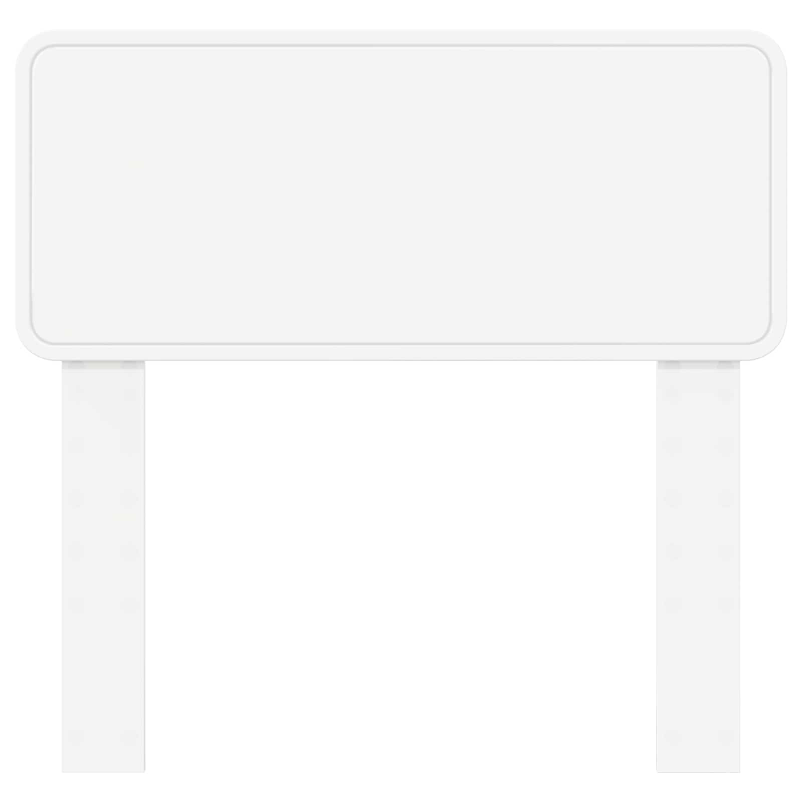 vidaXL Headboard White Engineered wood 4