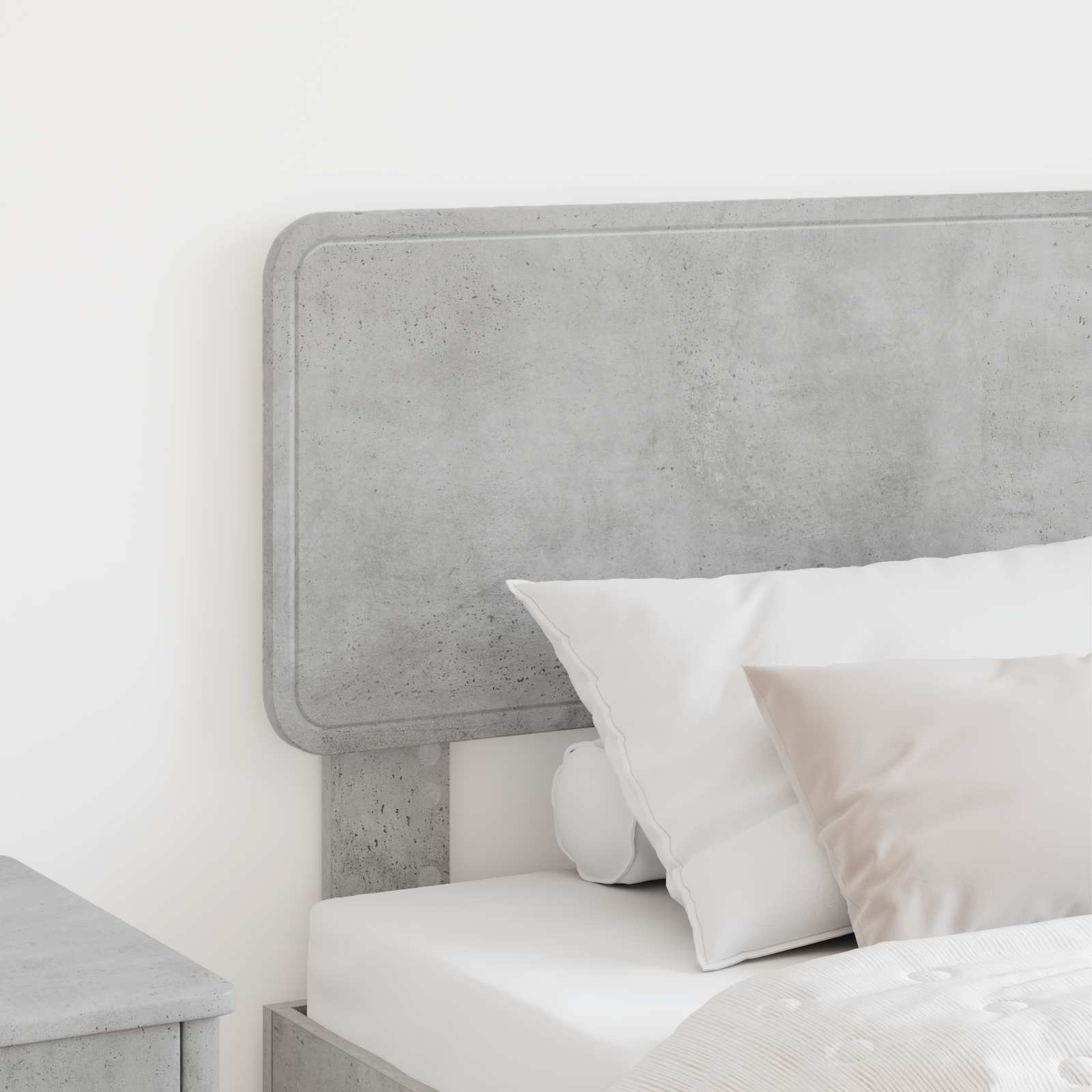 vidaXL Headboard Concrete Grey Engineered wood 3