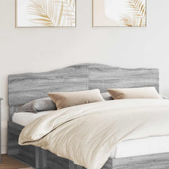 vidaXL Headboard Engineered wood Grey sonoma