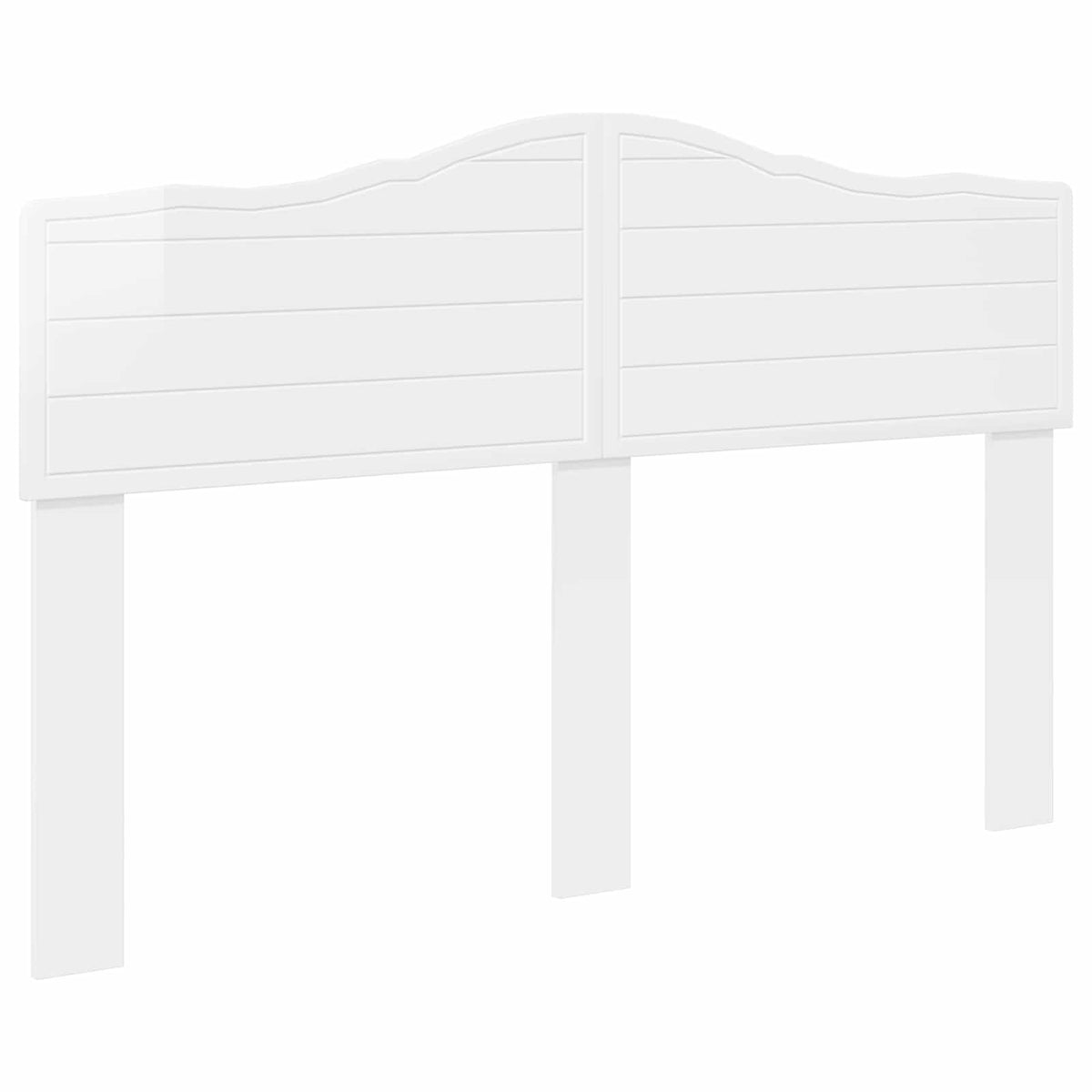 Headboard Gloss White Engineered wood High gloss white 160 cm