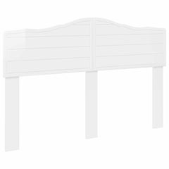 Headboard Gloss White Engineered wood High gloss white 160 cm