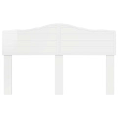 vidaXL Headboard Gloss White Engineered wood 4