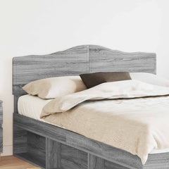 vidaXL Headboard Engineered wood Grey sonoma