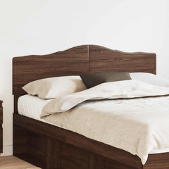 vidaXL Headboard Engineered wood Brown oak