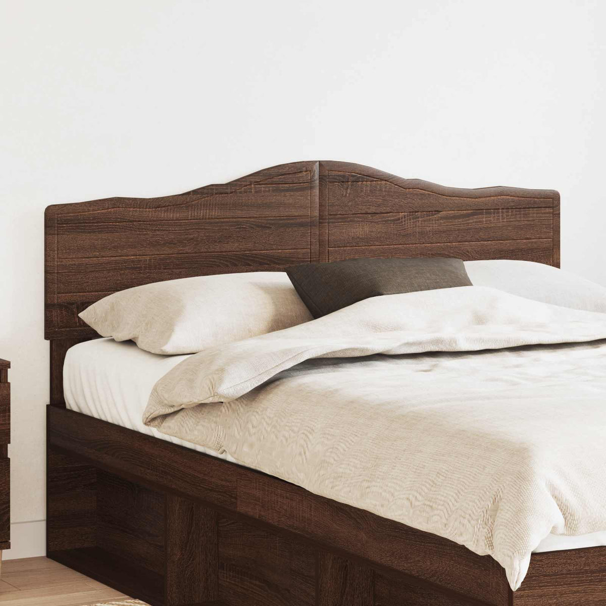 vidaXL Headboard Engineered wood Brown oak