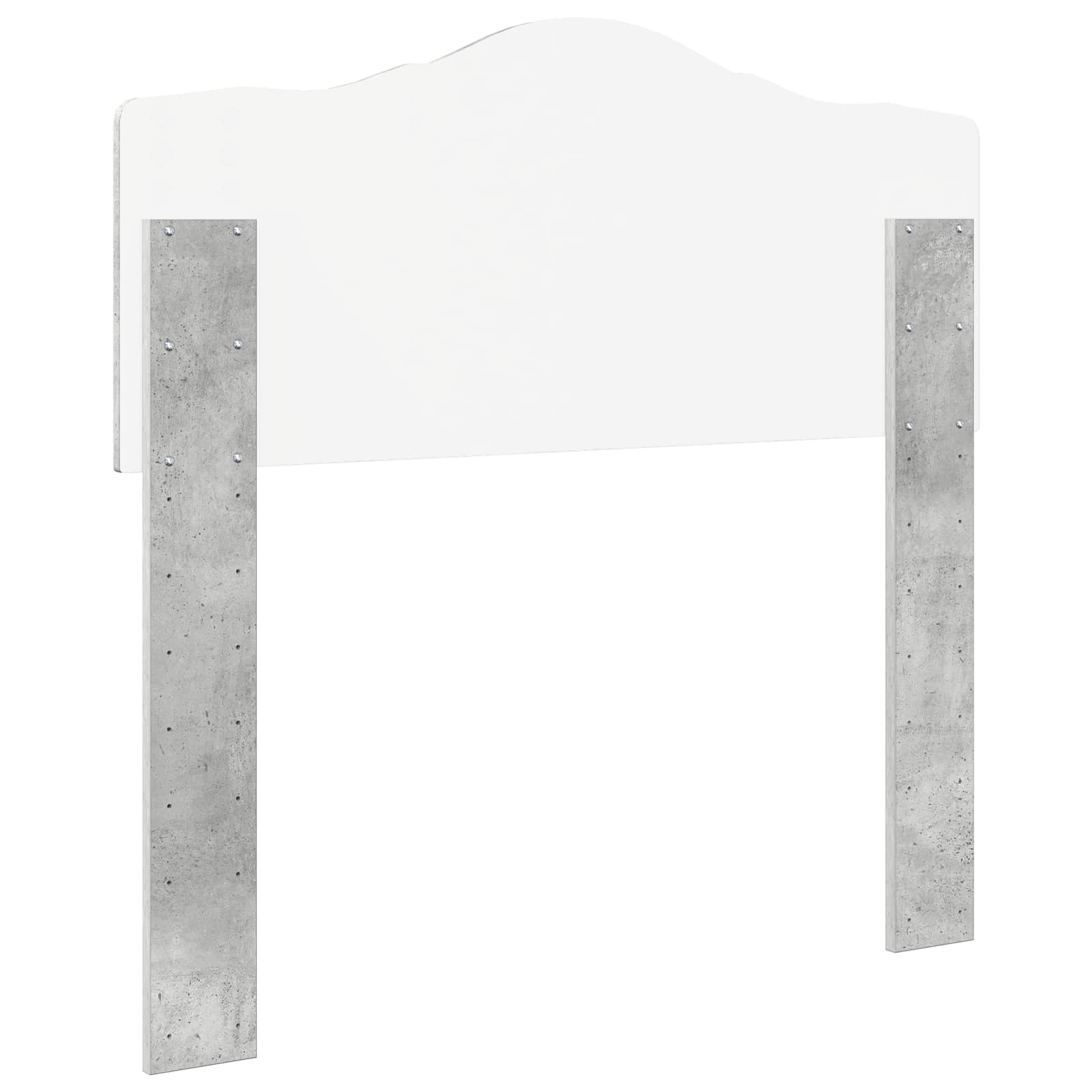 vidaXL Headboard Concrete Grey Engineered wood 6