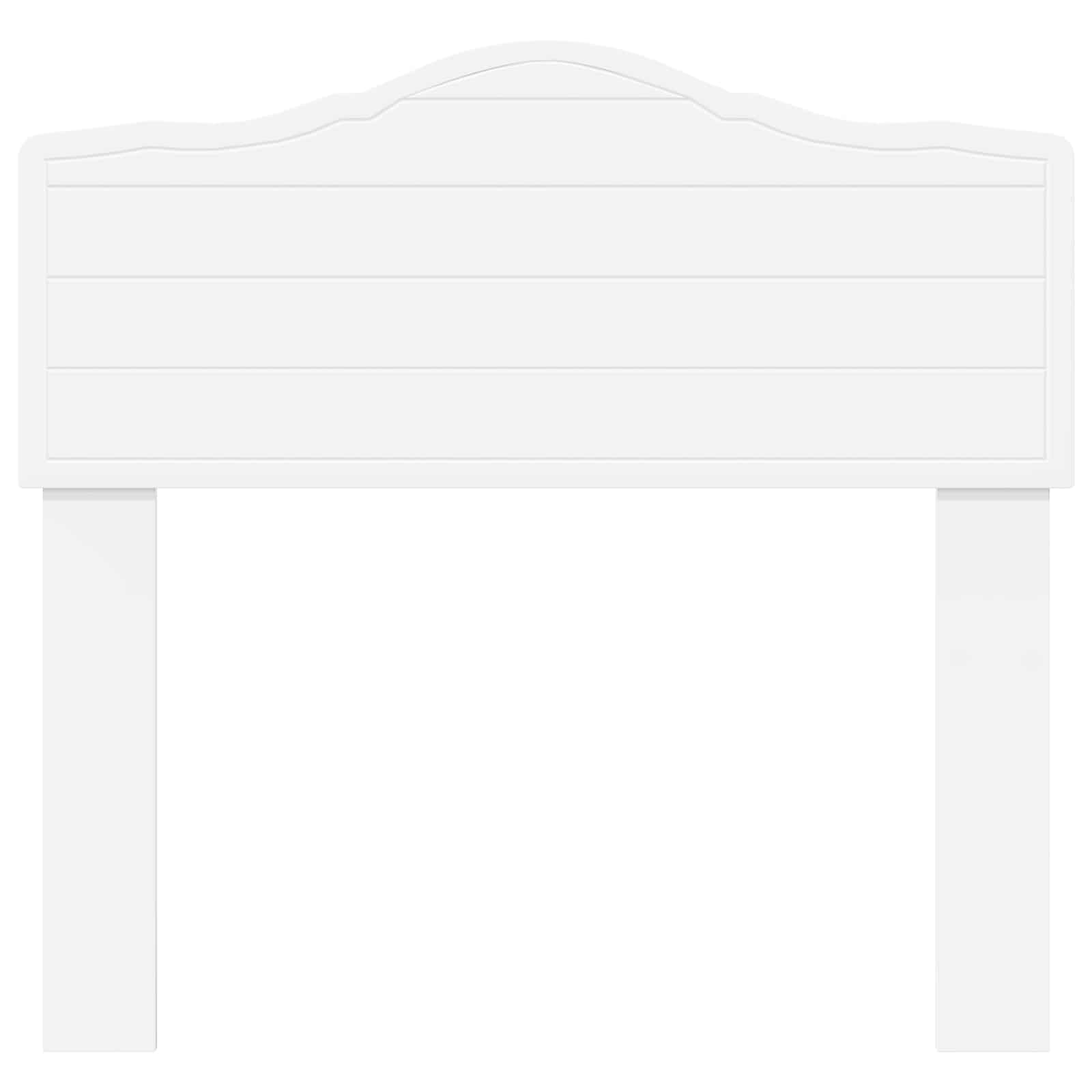vidaXL Headboard White Engineered wood 4