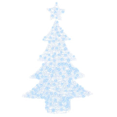 vidaXL Christmas Tree 100 LEDs Cold white 120 cm Acrylic 4