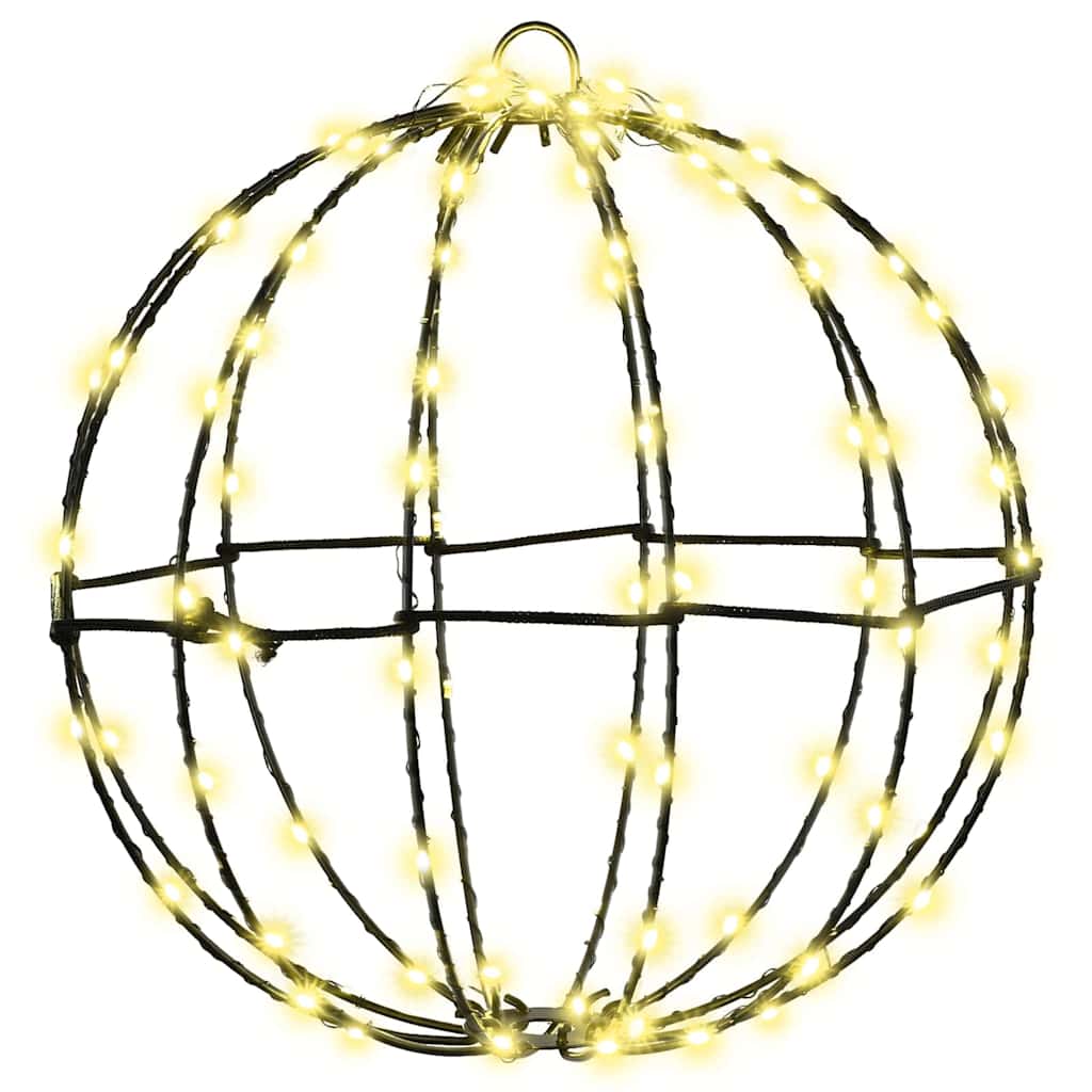 vidaXL Christmas Finial Light 2 pcs 192 LEDs Warm White 4