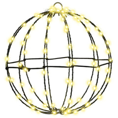 vidaXL Christmas Finial Light 2 pcs 192 LEDs Warm White 4