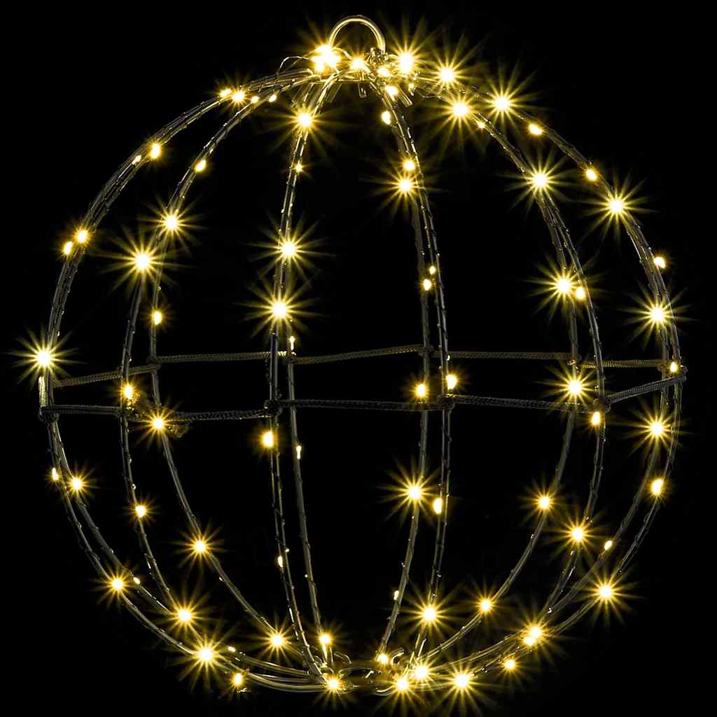 vidaXL Christmas Finial Light 2 pcs 192 LEDs Warm White 5