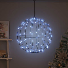 vidaXL Christmas Finial Light 160 LEDs Cool White Diameter 50 x 52 cm 3