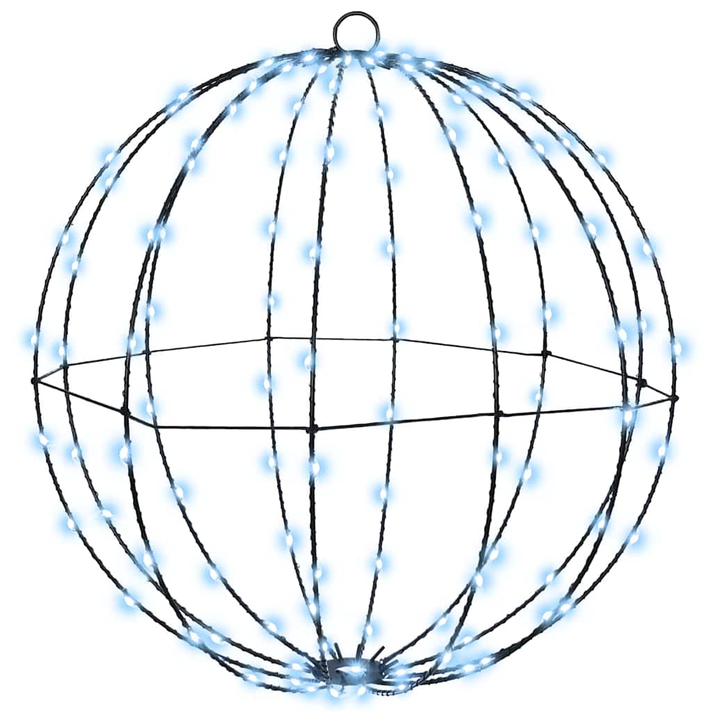 vidaXL Christmas Finial Light 160 LEDs Cool White Diameter 50 x 52 cm 2