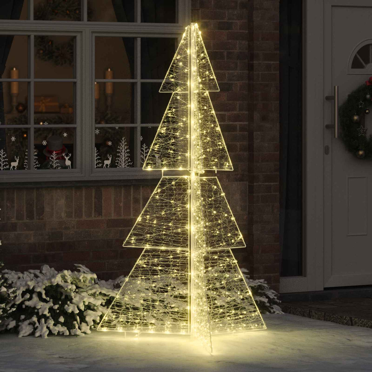 Christmas Tree Acrylic 100 LEDs Warm white 180 cm