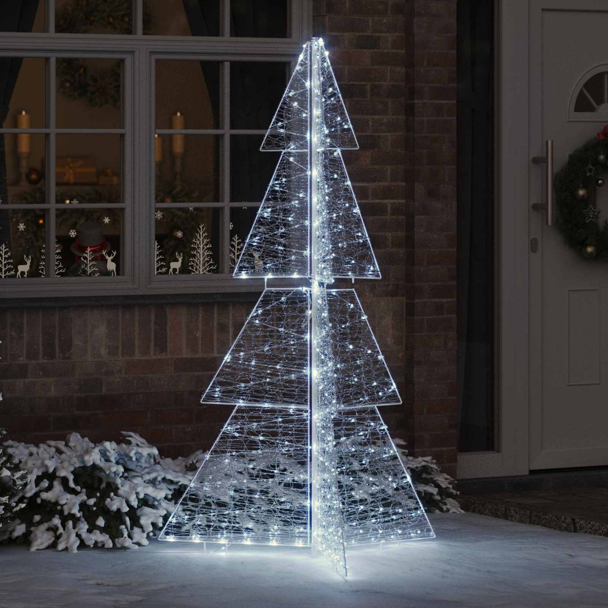 Christmas Tree Acrylic 100 LEDs Cold white 180 cm