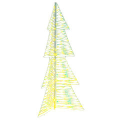 vidaXL Christmas Tree 160 LEDs Warm White 150 cm PET 2