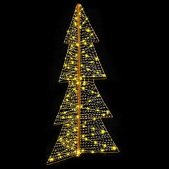 vidaXL Christmas Tree 160 LEDs Warm White 150 cm PET 5