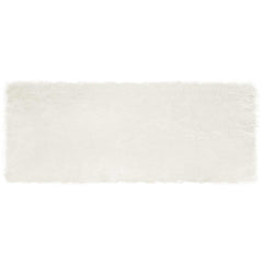 vidaXL Faux Sheepskin Rug TAFALLA White 80 x 200 cm Polyester 2