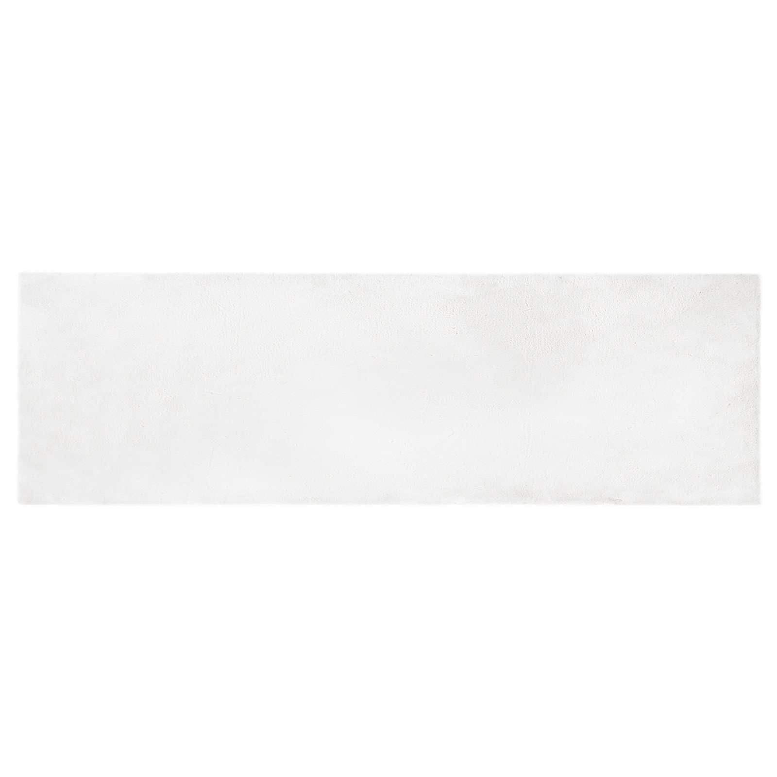 vidaXL Anti-Slip Faux Rabbit Fur Rug OLITE White 80 x 250 cm Polyester 2