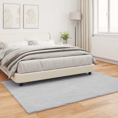 vidaXL Anti-Slip Faux Rabbit Fur Rug OLITE Grey 120 x 170 cm Polyester 4