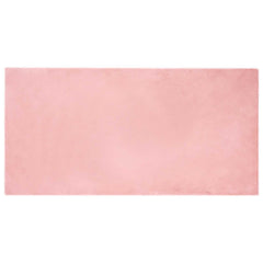 vidaXL Anti-Slip Faux Rabbit Fur Rug OLITE Pink 100 x 200 cm Polyester 2