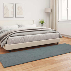 vidaXL Anti-Slip Faux Rabbit Fur Rug OLITE Anthracite 80 x 250 cm 4