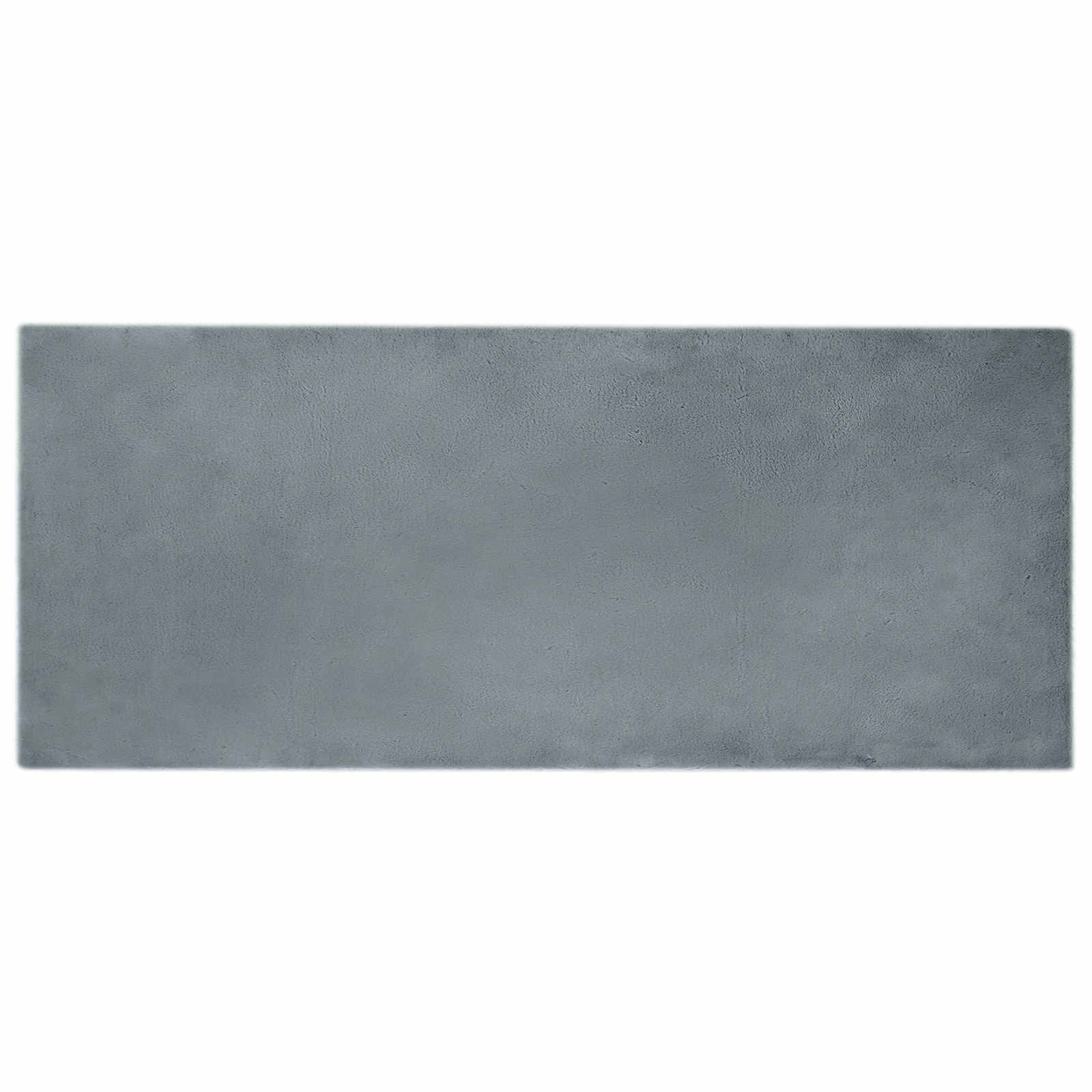 vidaXL Anti-Slip Faux Rabbit Fur Rug OLITE Anthracite 100 x 200 cm 2