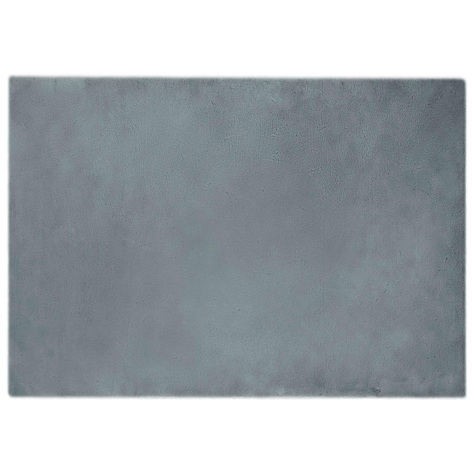 vidaXL Anti-Slip Faux Rabbit Fur Rug OLITE Anthracite 120 x 170 cm 2