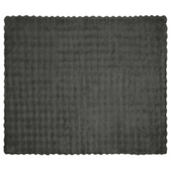 vidaXL Anti-Slip Faux Rabbit Fur Blanket Olite Dark Grey 130 x 150 cm 5