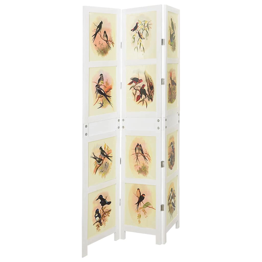 Romdivider Panel Folding White MDF 106 x 165 cm
