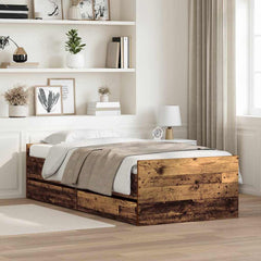 Bed Frame Drawers without Mattress Old wood
