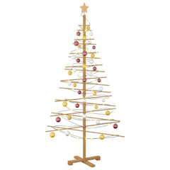 vidaXL Wooden Christmas Tree KOTKA 180 cm Bamboo and Solid Pine Wood 3