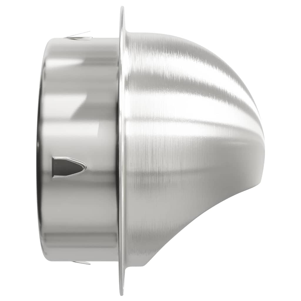 vidaXL Air Vent Covers 8 pcs Silver 150 mm Stainless Steel 6