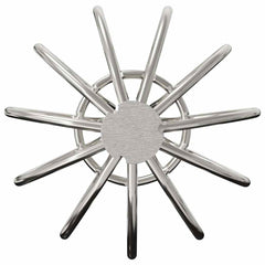 vidaXL Gutter Leaf Guard 8 pcs Silver 50 mm Stainless Steel 6