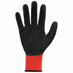vidaXL Work Gloves 24 pcs Red and Black 10 / XL Latex Coating 4