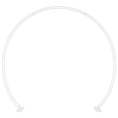vidaXL Wedding Arch White 223 x 45 x 201 cm Steel 2