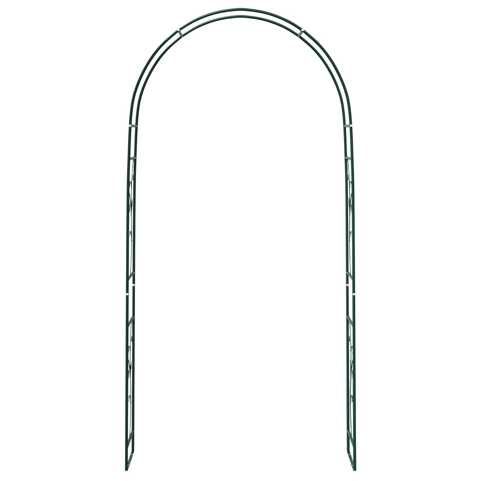 vidaXL Garden Arch Green 115 x 37 x 231 cm 5