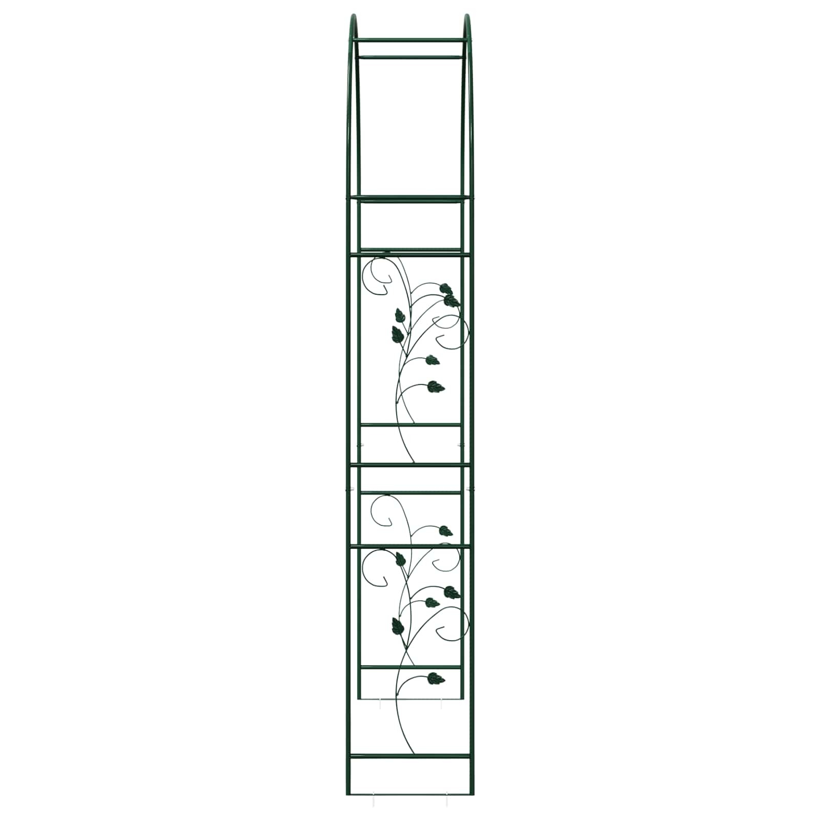 vidaXL Garden Arch Green 115 x 37 x 231 cm 6