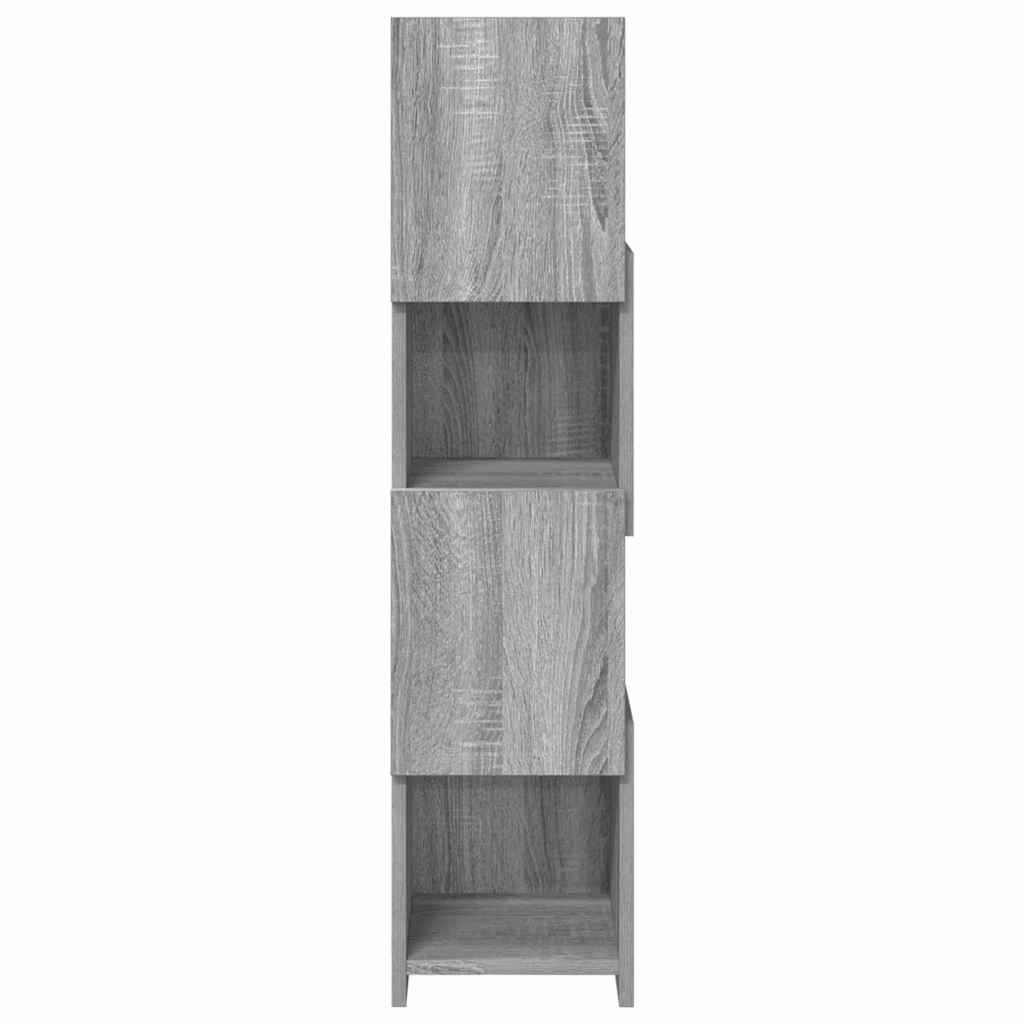 vidaXL Corner Cabinet 25.5x25x102cm Engineered Wood Grey Sonoma 6